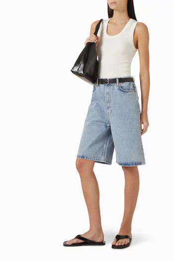 Low-rise Shorts in Denim
