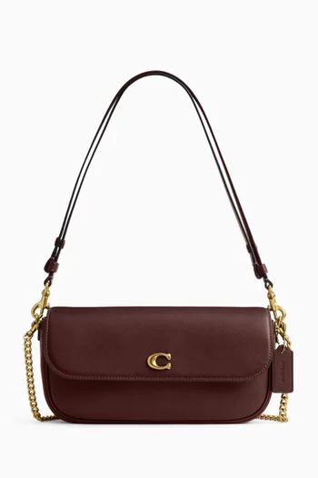 Brook Flap Chain Bag in Leather