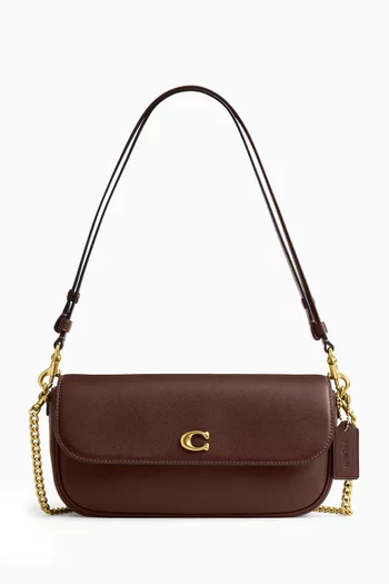 Brook Flap Chain Bag in Leather