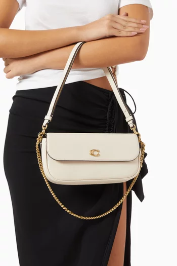Brook Flap Chain Bag in Leather