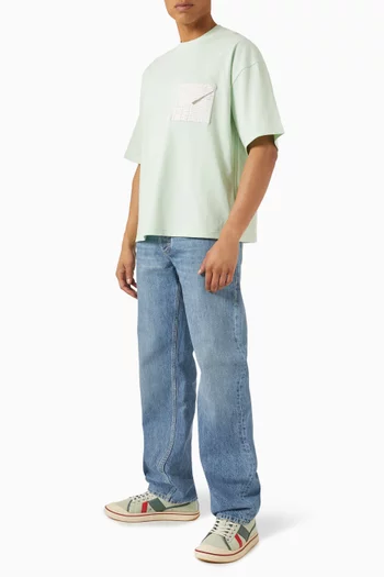 Oversized T-shirt in Pima Cotton Jersey