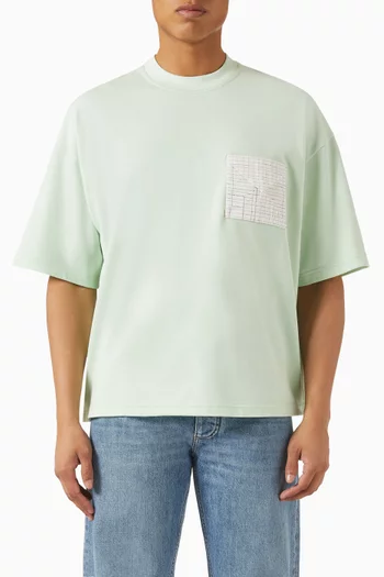 Oversized T-shirt in Pima Cotton Jersey