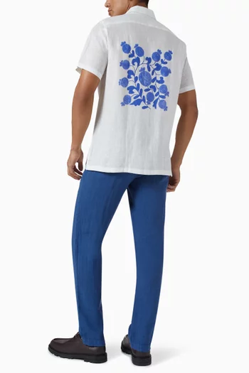 Titi Short-sleeve Shirt in Linen