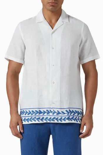 Eden Short-sleeve Shirt in Linen
