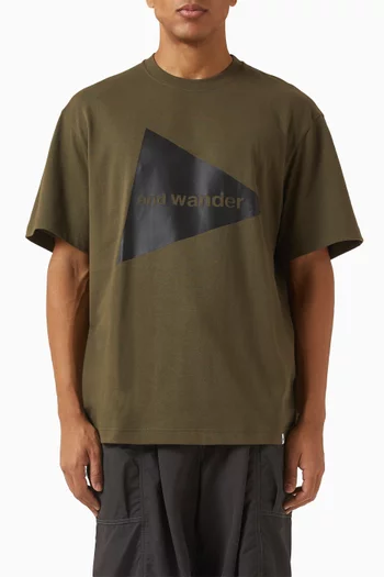 تي شيرت 85 بشعار الماركة مزيج قطن