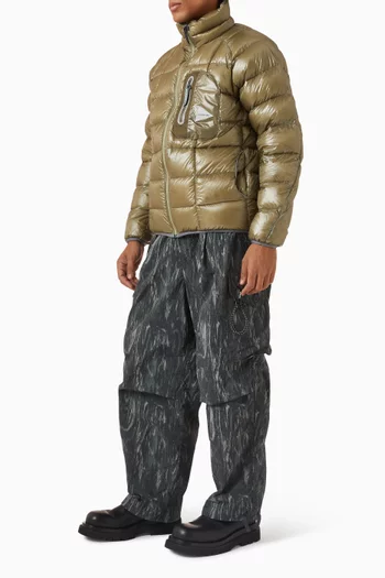 93 Printed Cargo Pants in Nylon-blend