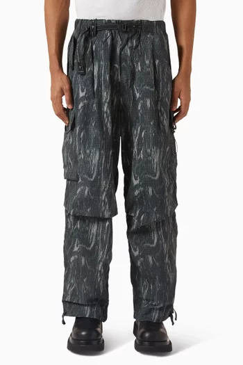 93 Printed Cargo Pants in Nylon-blend