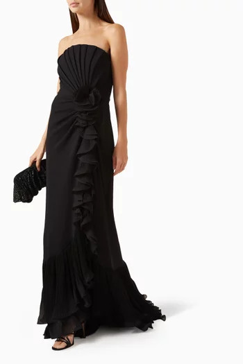 Leith Cascading Ruffle Gown