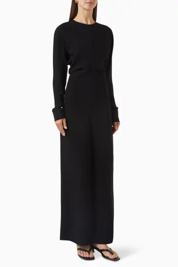 Slouch Waist Dress in Viscose