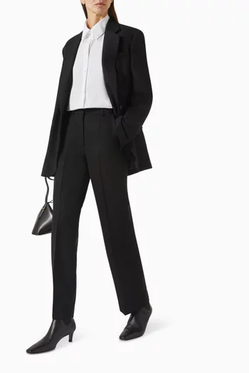 Straight Suit Pants in Canvas