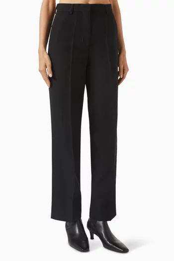 Straight Suit Pants in Canvas
