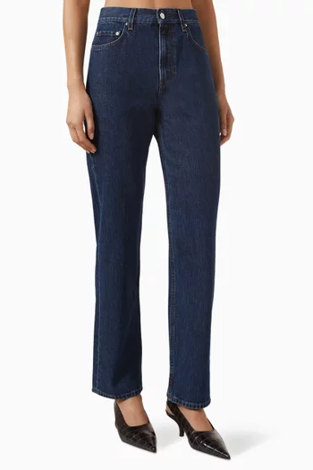 Low-rise Straight-leg Jeans in Denim