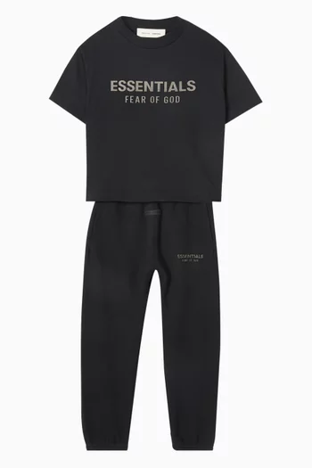 Logo Print T-shirt in Cotton