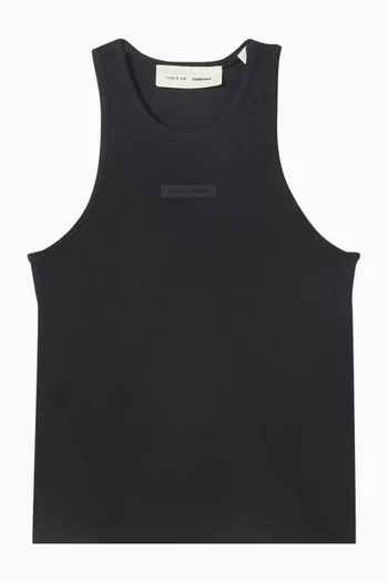 Logo Tank Top in Cotton