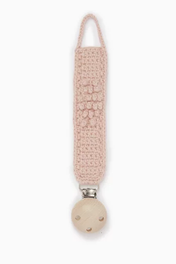 Pacifier Clip in Organic Cotton