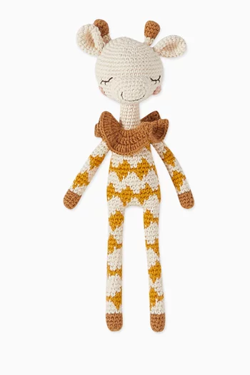 Goldie The Giraffe Soft Toy in Organic Cotton