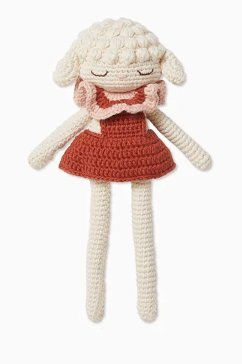 Luna The Lamb Soft Toy in Organic Cotton