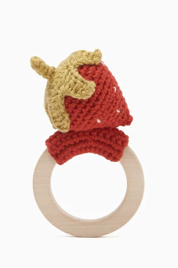 Strawberry Teething Ring