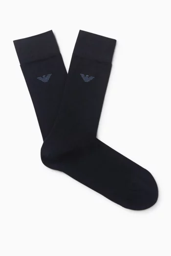 Logo Socks in Modal-blend