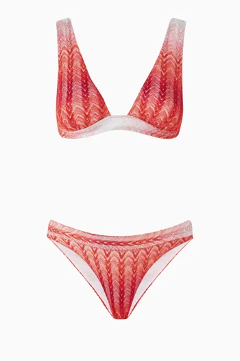 Zig-zag Bikini Set
