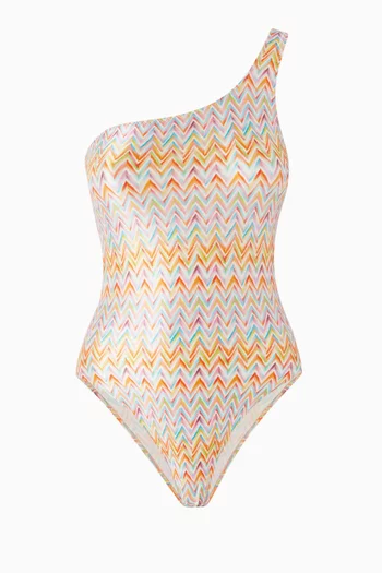 Zig-zag One-piece Swimsuit