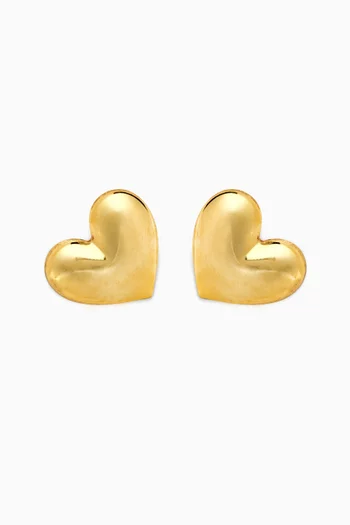 Hart Earrings in 18kt Gold-plated Brass