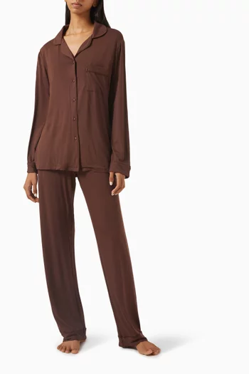Pyjama Set in Stretch Modal-jersey