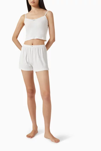 Pointelle Cami Top in Cotton