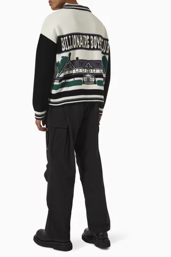 Country Club Sweater in Wool-knit