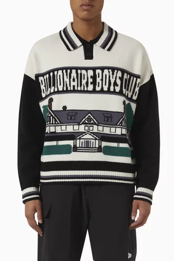 Country Club Sweater in Wool-knit