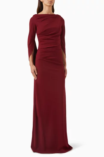 Lace-back Maxi Dress