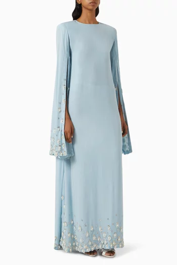 Pearl-embellished Jalabiya