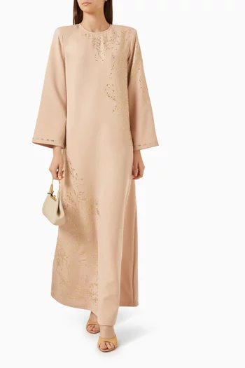 Bead-embellished Jalabiya