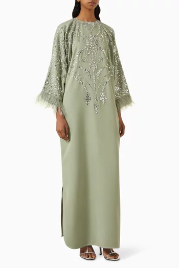 Crystal-embellished Kaftan
