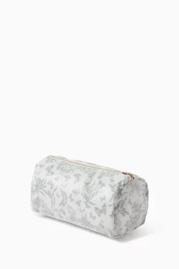 Toiletry Bag in Coated Canvas