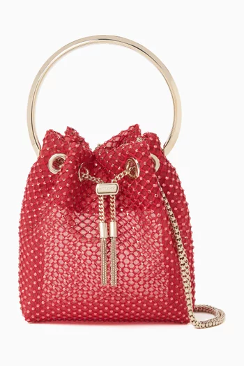 Bon Bon Top-handle Bag in Crystal Mesh