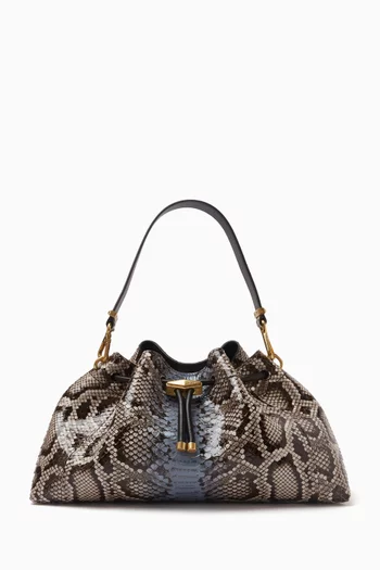 Cinch M Bag in Python-print Leather