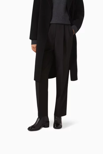 حذاء بوت اندري بطول الكاحل وكعب 60 مم جلد