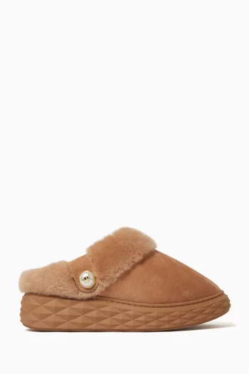 Xan Platform Mules in Suede