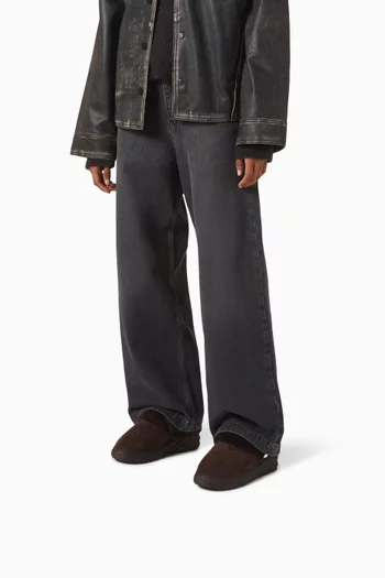 Xan Platform Mules in Suede