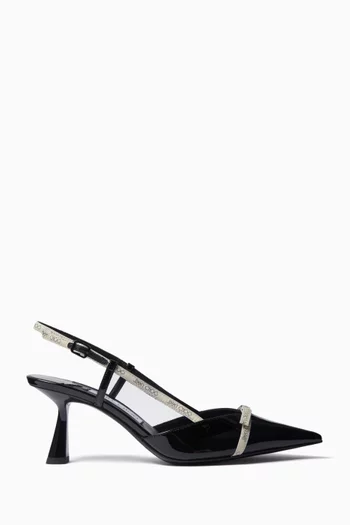 Camila 65 Slingback Pumps in Patent Leather