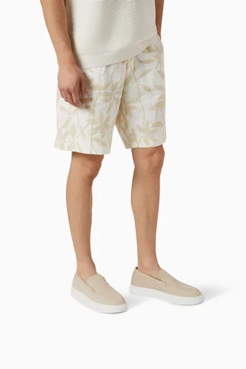 Hybrid Moccasin Shoes in Suede