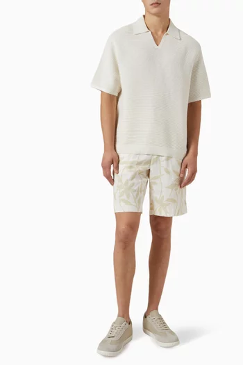 Johnny Collar Polo Shirt in Tech Knit