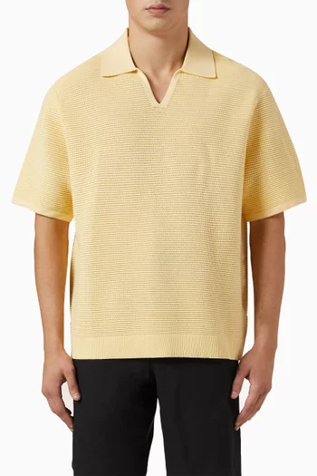 Johnny Collar Polo Shirt in Tech Knit