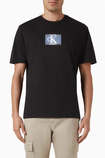 Box Graphic Logo T-shirt in Cotton