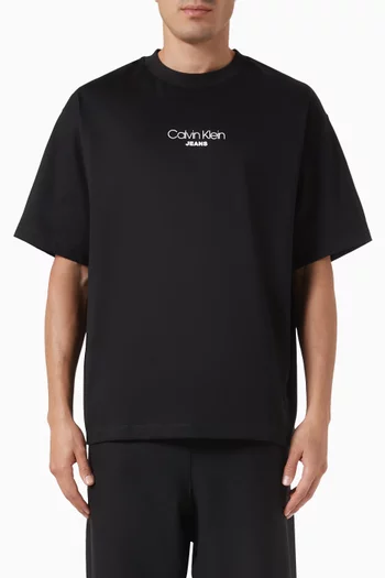 Graphic Logo T-shirt in Cotton