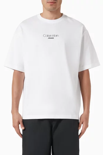 Graphic Logo T-shirt in Cotton