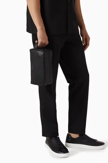 CK Must Logo Zip-through Wash Bag