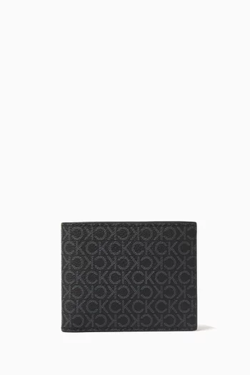 CK Must Mono Bi-fold Wallet in Coated-canvas