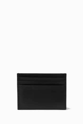 Logo RFID Cardholder in Leather